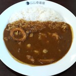 Koko Ichibanya - 海の幸カレー1辛(914円也) 見た目のシーフードは感じませんが、ルーの中にはゴロゴロと‥