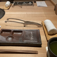 よきにくや - 初めにお茶を出していただきました
