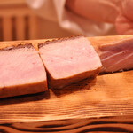 せん心 - ブリの断面