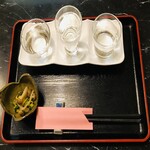 創作和食　みさと - 日本酒3種飲み比べセット