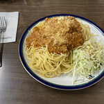 角屋食堂 - ミートソース@680+大盛@不明(150円かも)