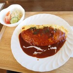 カフェ＆レストラン ボヌール - オムライス（800円）2022年12月