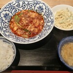 NyamaDaisuke - 「麻婆豆腐定食」1200円