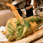 豆腐料理 空野 - 天ぷら盛り合わせ♪