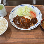 品川台場食堂 - ビフカツ定食　650円