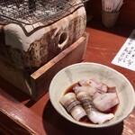 めしの助 - 炭焼き
      あかいか(ハーフ)
      穴子(ハーフ)