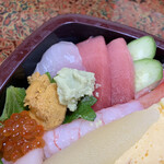 すし徳 - ひがしものの中とろが２切れもヽ(*⌒▽⌒*)ﾉ