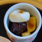 銀のすず - ◇デザート ほうじ茶寒天の餡蜜