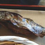 森のそば屋 - 山女魚の塩焼き