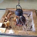 森のそば屋 - 囲炉裏