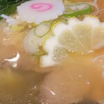津軽煮干中華蕎麦 サムライブギー - 朝ラーメン（のだ塩・アップ）