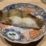 鮨 行天 - 笹鰈の焼き魚