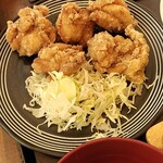 屋台酒場あぐらし - 鶏の唐揚げ定食