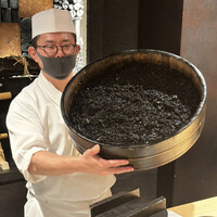 麻布 黒しゃり - 