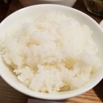 キッチン ブルー グローブ - ご飯のアップ