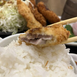 わ楽 - 生本マグロカツ　オンザライス  