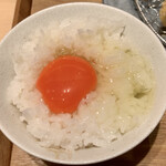 覚王山とんかつ わだ福 - 卵かけご飯