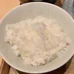 覚王山とんかつ わだ福 - ご飯（富山産コシヒカリ）