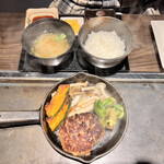 JUJU - 大和牛手作りハンバーグ定食
