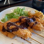 パーゴラ - 味噌串カツ