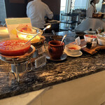 パーゴラ - オムレツコーナー