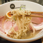 RAMEN ぶろす - 貝塩SOBA全部のせ(麺)