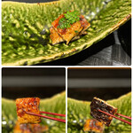 四季彩ダイニング　春 - 皮目はパリっと香ばしく、艶やかな身はふんわり！
      程よい甘さのタレも美味♡
      なんじゃこりゃ〜！！！(◎_◎;)
      正直‥静岡の名店より美味しいと感じました！(*ﾟ∀ﾟ*)