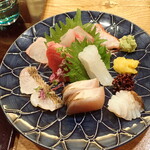 割烹一文 - 刺身盛合せ１人前