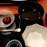 馬春楼 - とろろ汁とデザートの栗渋皮煮♡