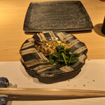 Sushi Panchi - クレソンとサワラのピスタチオ焼き
