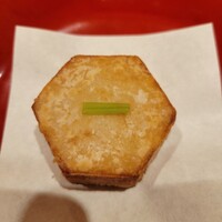 新ばし 星野 - 海老芋の油物