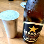 うなぎ亭 友栄 - グラスがいい感じ