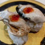 はま寿司 - 広島県産牡蠣握り ポン酢ジュレ 165円