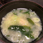鮨よし - 味噌汁