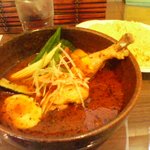 スープカリー専門店 札幌ドミニカ - 原点の黄色　チキン6番