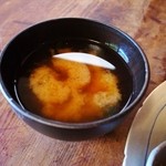 浜の暮らしのはまぐり堂 - 蛤浜産ワカメの味噌汁