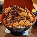 手打ちとんかつ かつ屋 - マウンテンかつ丼