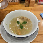 中華そばムタヒロ - スープ割りヾ(๑ㆁᗜㆁ๑)ﾉ"