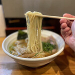 大阪麺哲 - かなり細麺