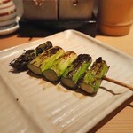 焼鳥 おみ乃 - アスパラガス