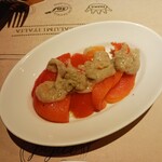 生ハムとワインのお店 piglet - 赤パプリカのバーニャカウダソースがけ