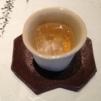 九つ井 本店 - 皐月のそば懐石 食前酒 自家製梅酒