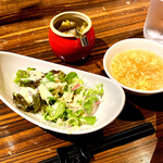 Chuugokuryouri Kouka - サラダ､スープ､ザーサイ
