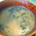 Shokudou Osakanaya - あおさの味噌汁