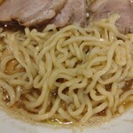 煮干し中華そば 一剣 - 麺がﾁｭﾙﾝﾁｭﾙﾝでした