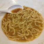 煮干し中華そば 一剣 - お腹一杯になってきた