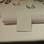 リストランテ カノフィーロ - ２０２２年１２月２日のテーブルセット