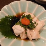 比内地鶏本格焼酎 海舟 - ボラ白子ポン酢490円