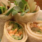 巽蕎麦 志ま平 - 蕎麦のクレープ