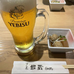 Sushiya Ginzou - まずはビールで
